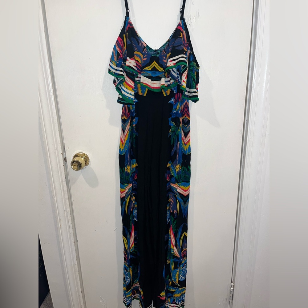 Black/Multi Color Design Jumpsuit - Small - image 5